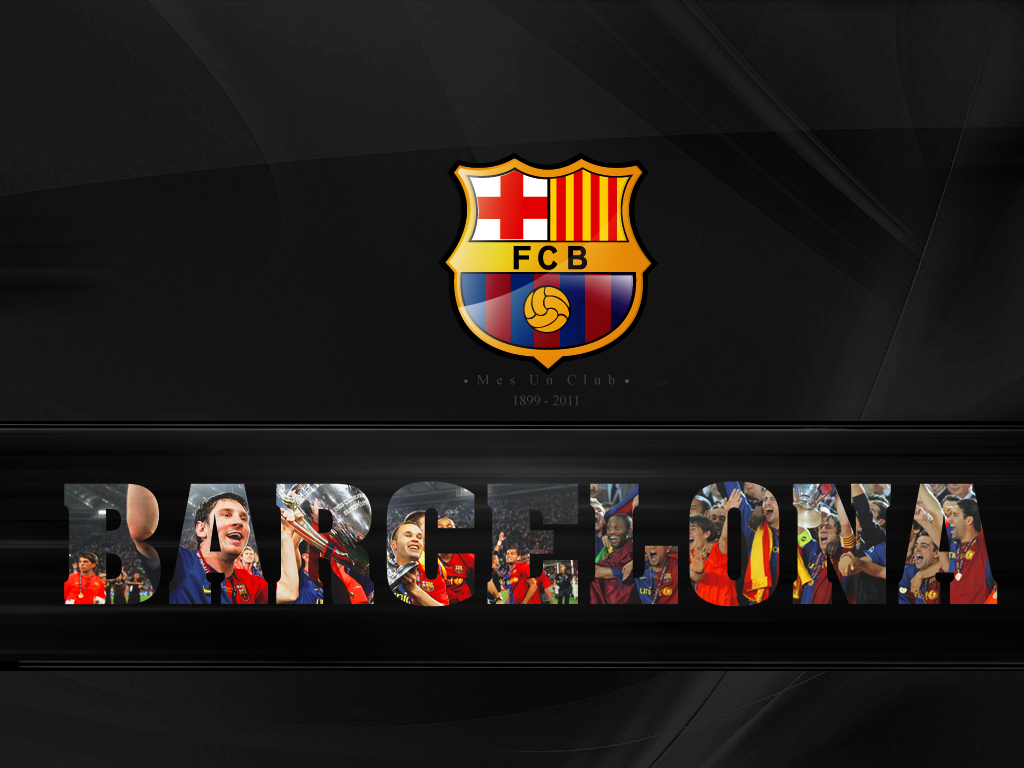 Gambar Barcelona Dan Logo Wallpaper Barca Part