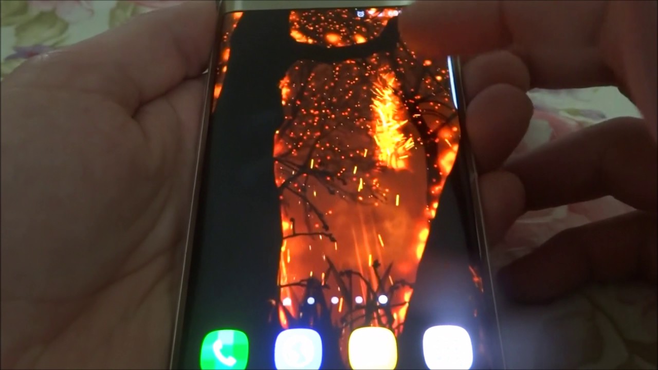 Burning Forest Android Live Wallpaper