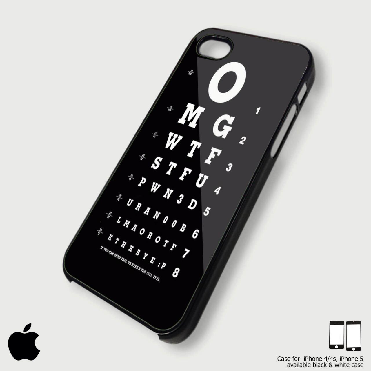 Omg Funny Eye Exam iPhone Wallpaper For 4s And Case