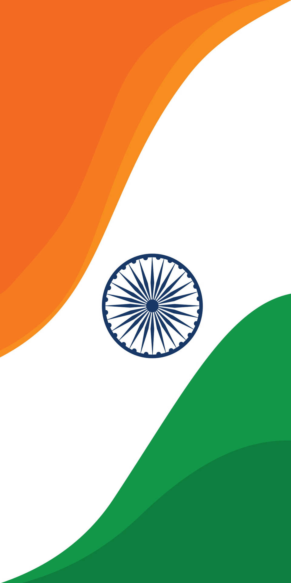 Vector Curves Indian Flag Mobile Ex7eus00nodzew01 Wallpaper