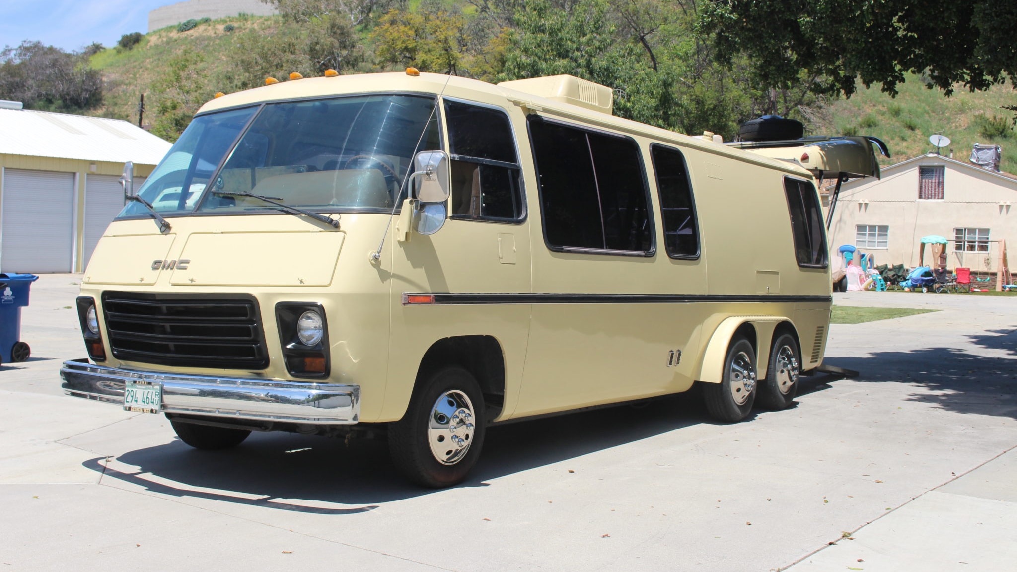 Someone Turned An Iconic Gmc Motorhome Into A Sweet Car Hauler