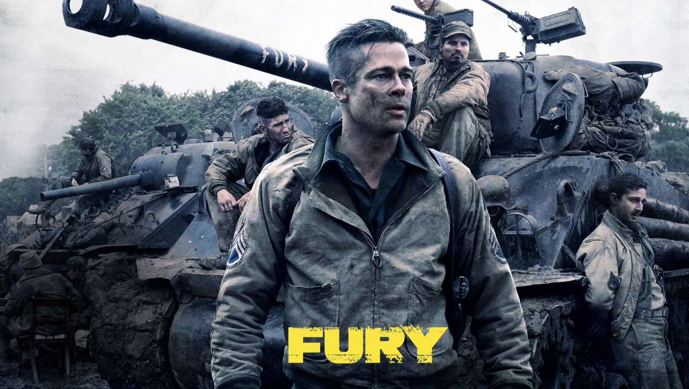 Fury Movie HD Wallpaper Stylish