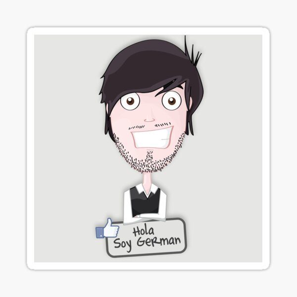 Holasoygerman Artwork Sticker By Nicedesigning Wallpaper