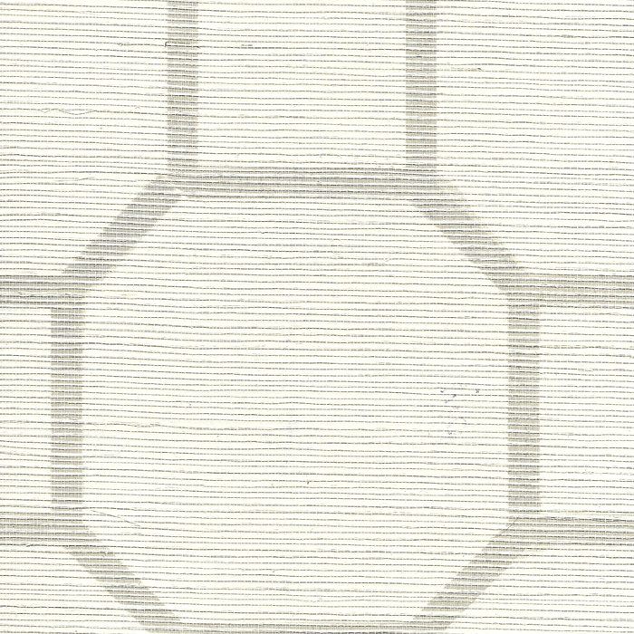 Kravet Gridlock Grasscloth Double Roll Wallpaper In White