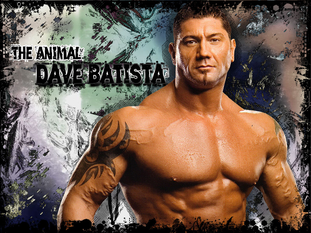 Wrestling Super Stars Dave Batista New HD Wallpaper