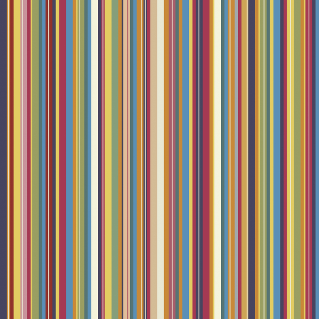 Colorful Retro Stripes Wall Mural Photo Wallpaper Photowall