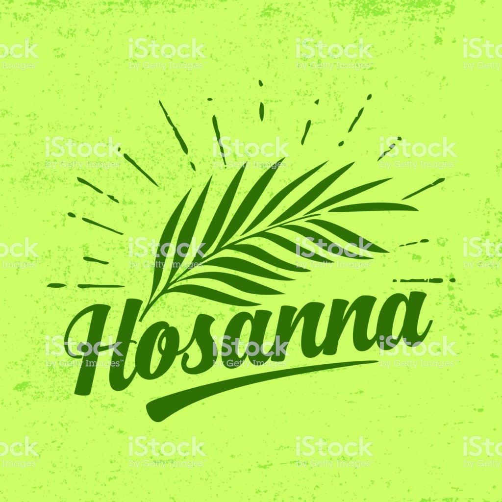 Christian Print Hosanna Stock Illustration Image Now