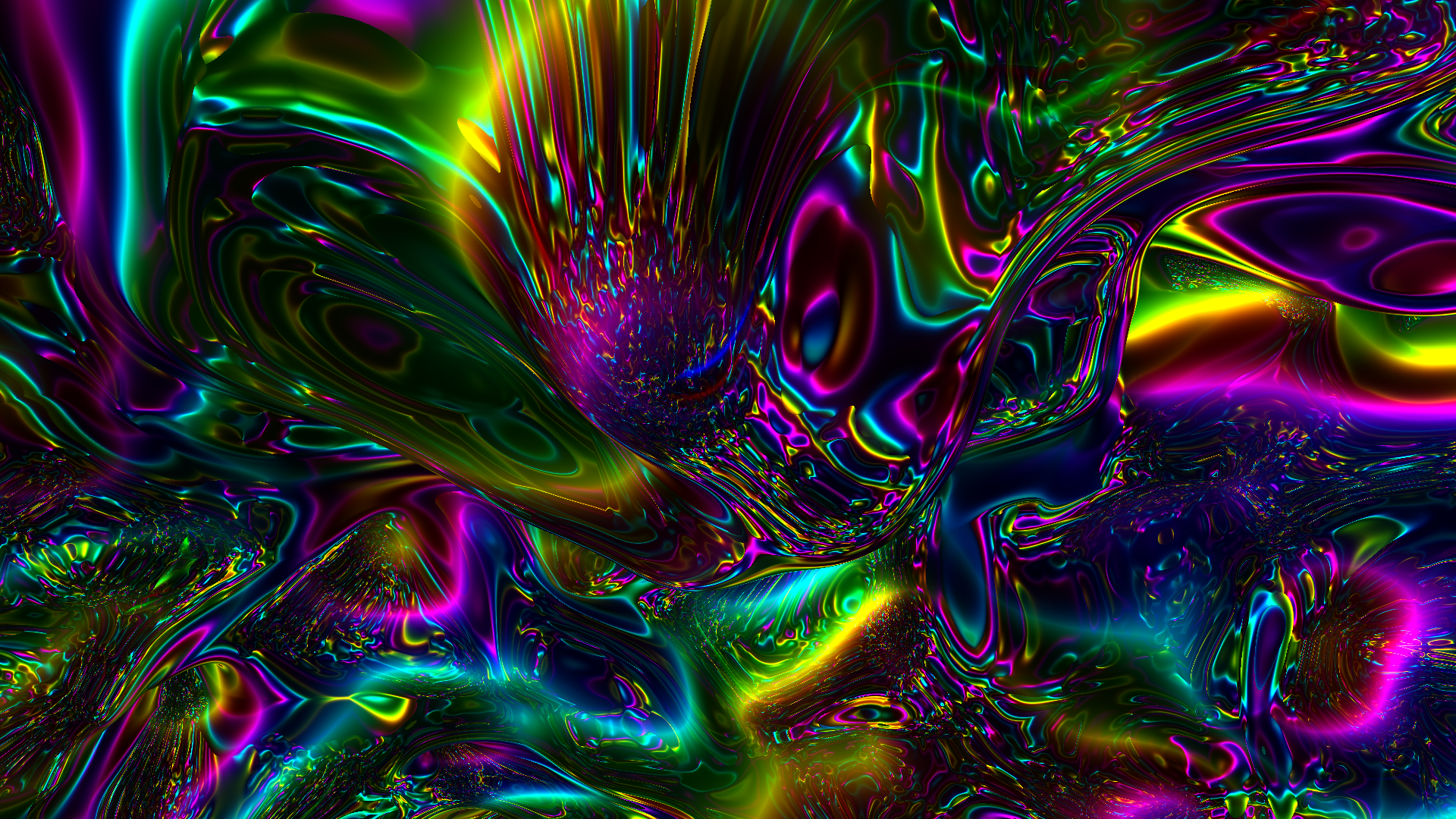 Psychedelic Wallpaper 1080p Povray And Video Gedns