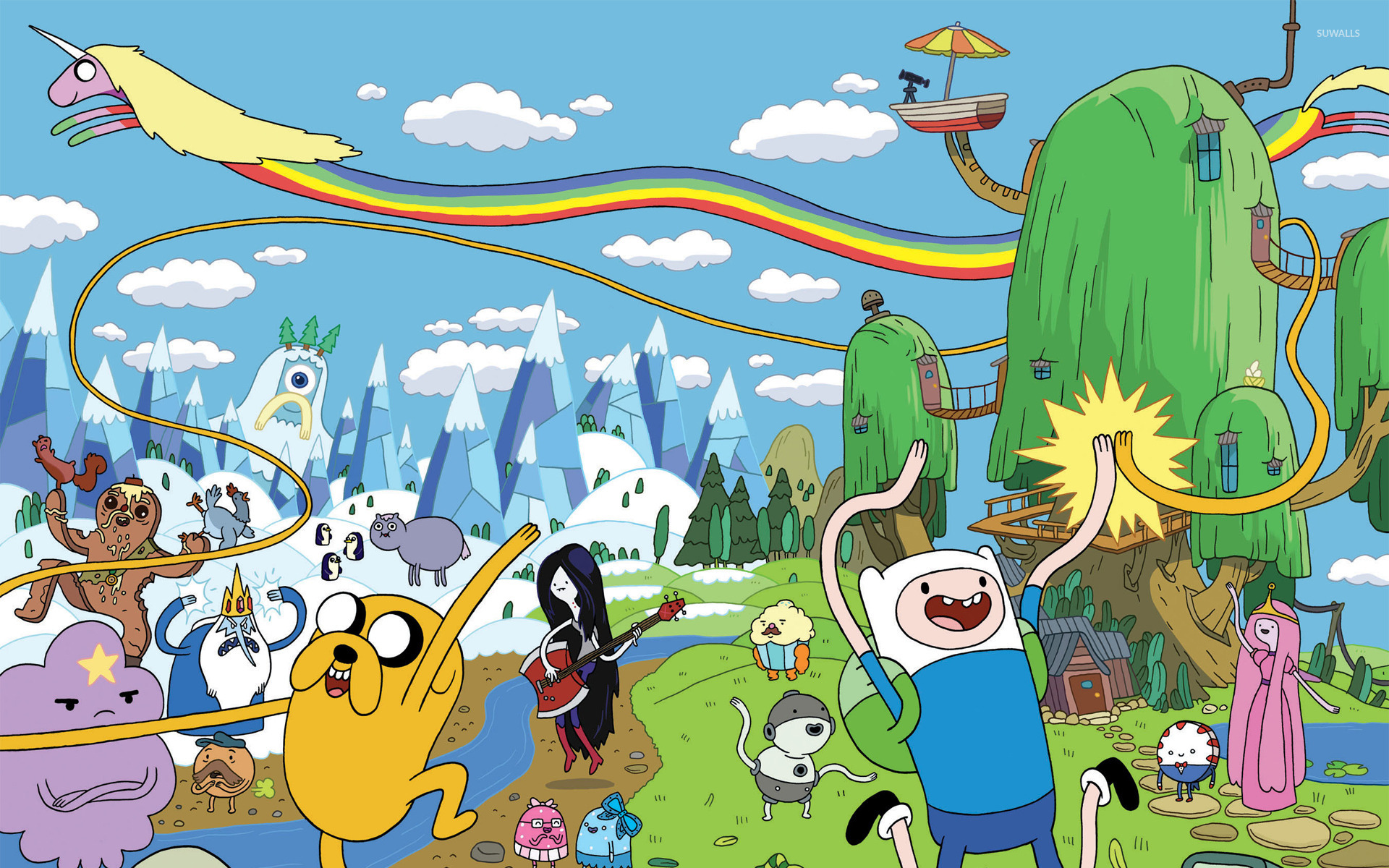 Adventure Time Desktop And Mobile Wallpaper Wallippo