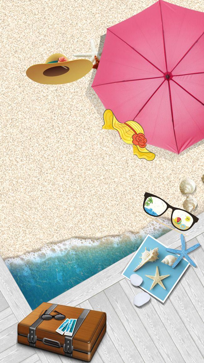 Summer Tourism Holiday Background Image Cool