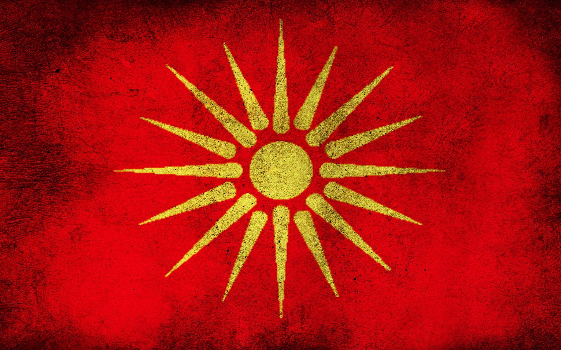 Macedonia Macedonian Flag Old HD Wallpaper
