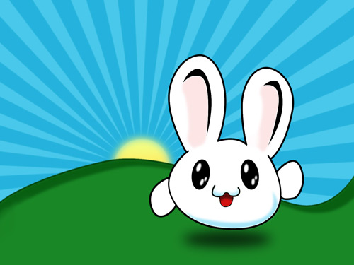 Happy Bunny Wallpaper Super