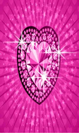 Checkout This Cute And Lovely Bling Heart Live Wallpaper If You