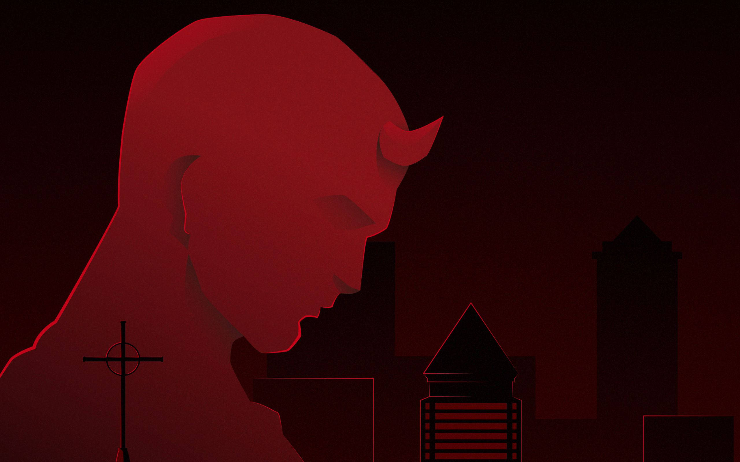 Comic Daredevil Side Abstract Wallpaper