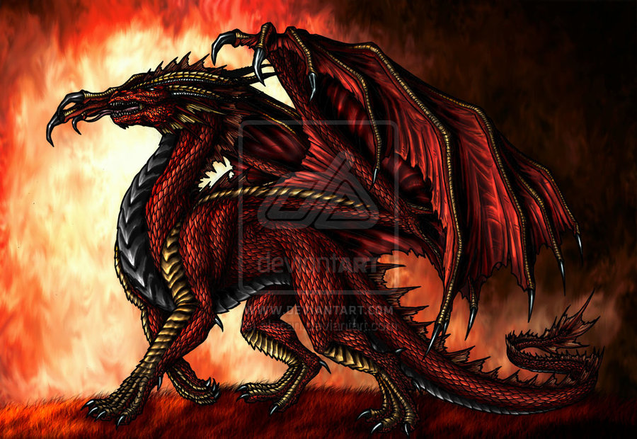 Red Dragon Desktop Wallpaper