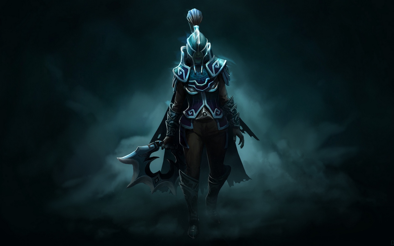 Wallpaper Phantom Assassin Dota Dark Wraith