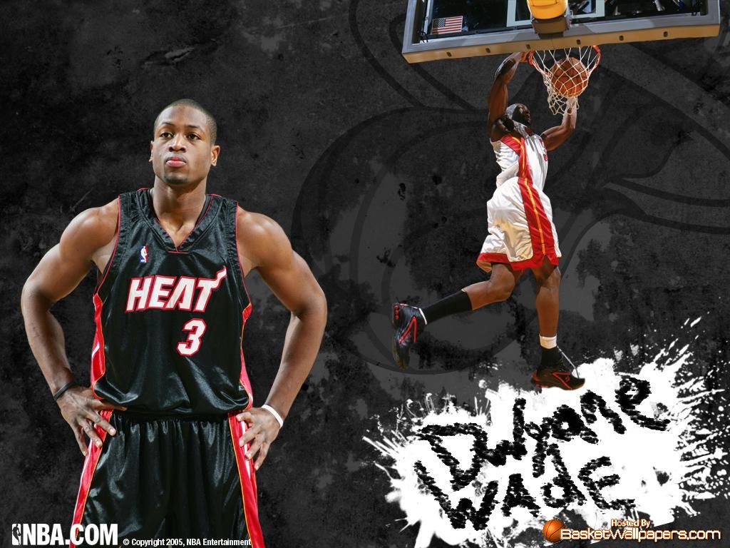 Dwyane Wade Miami Heat Heart Basketball