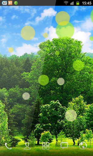 Bigger Sunny Forest 3d Live Wallpaper For Android Screenshot