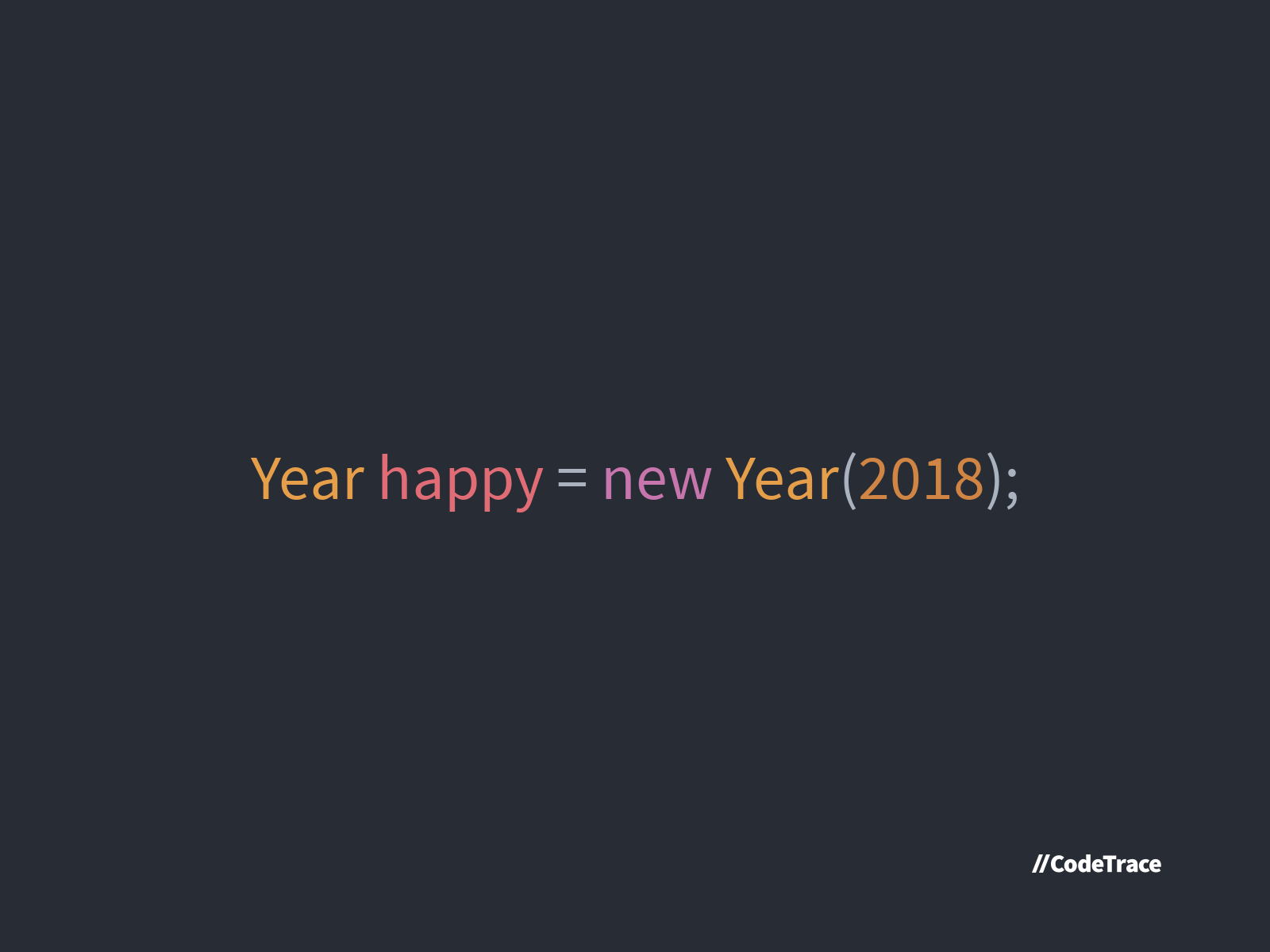 Java Happy New Year Source Code Wallpaper