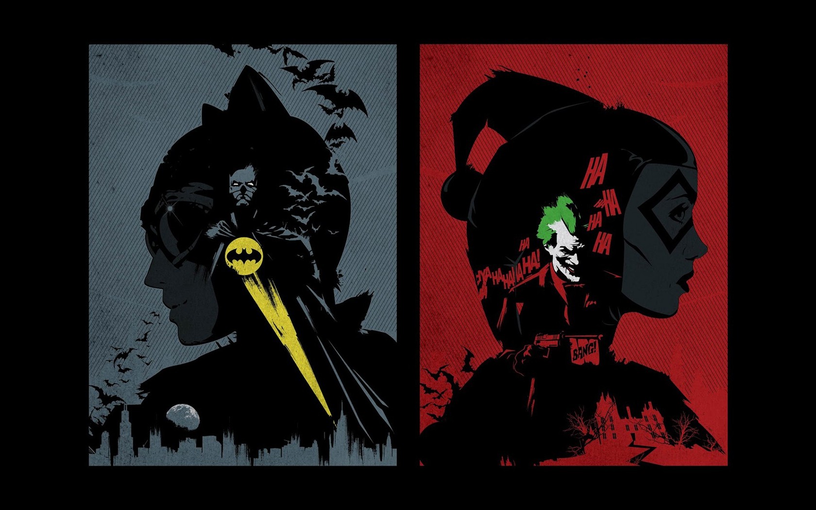 Catwoman Vs Harley Quinn Wallpaper