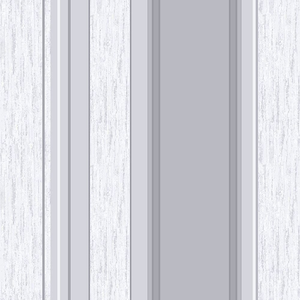 Vymura Synergy Striped Wallpaper Charcoal Silver White
