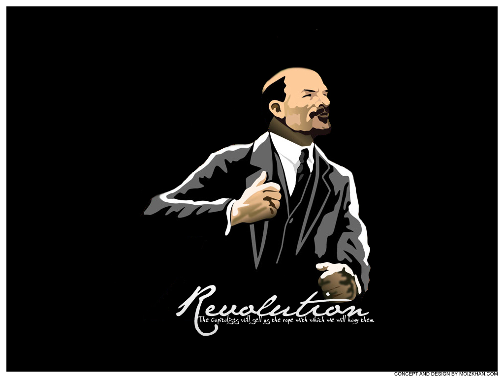 Vladimir Lenin Revolution By Visual Enhancement