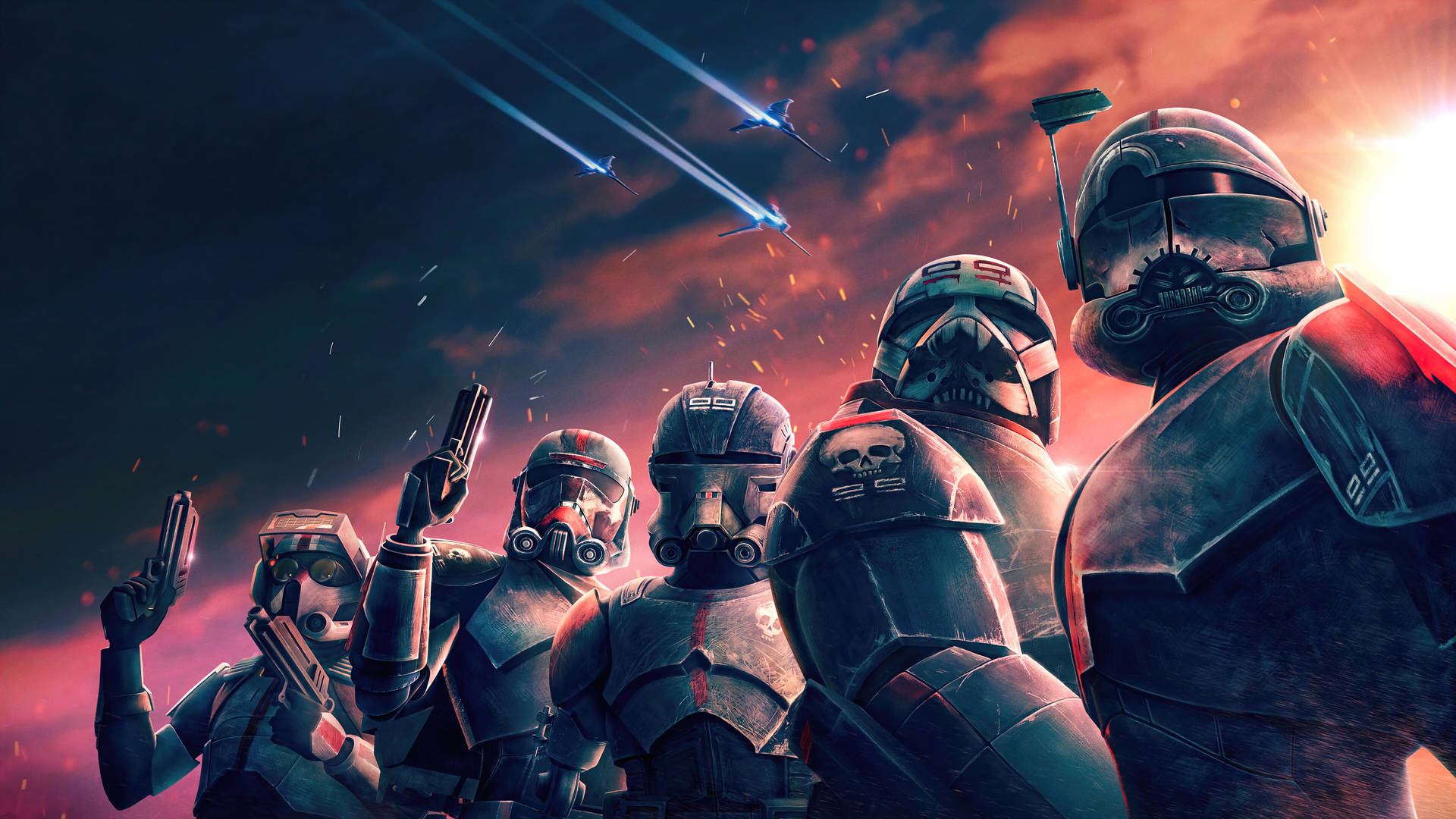 X Star Wars Bad Batch Wallpaper