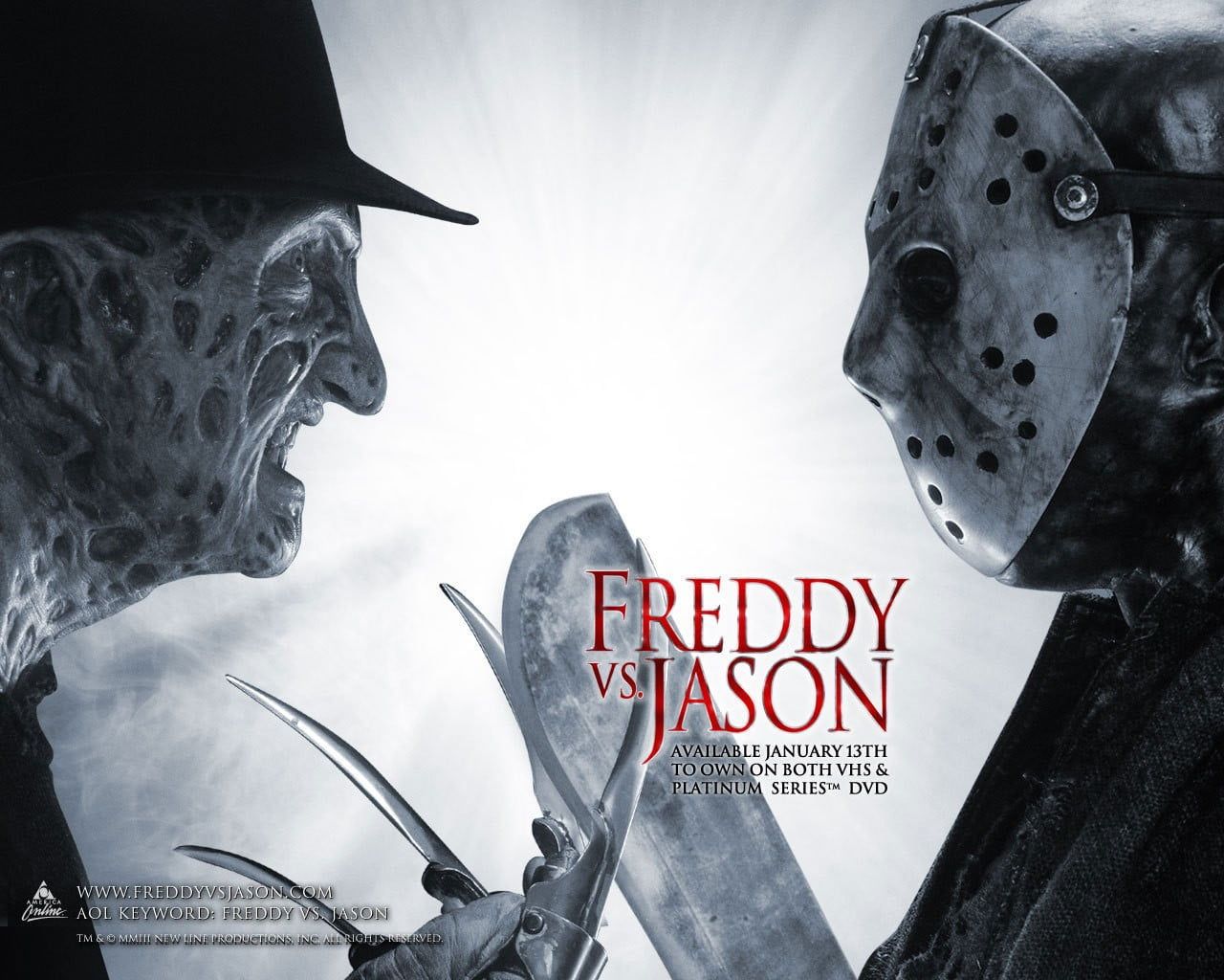 Freddy Vs Jason Poster Krueger Friday The 13th