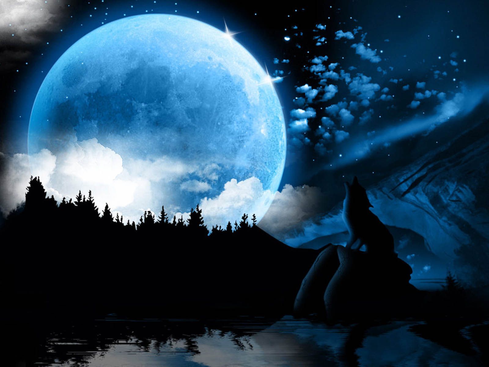 Moonlight Wallpaper Tag Moon Fantasy Background