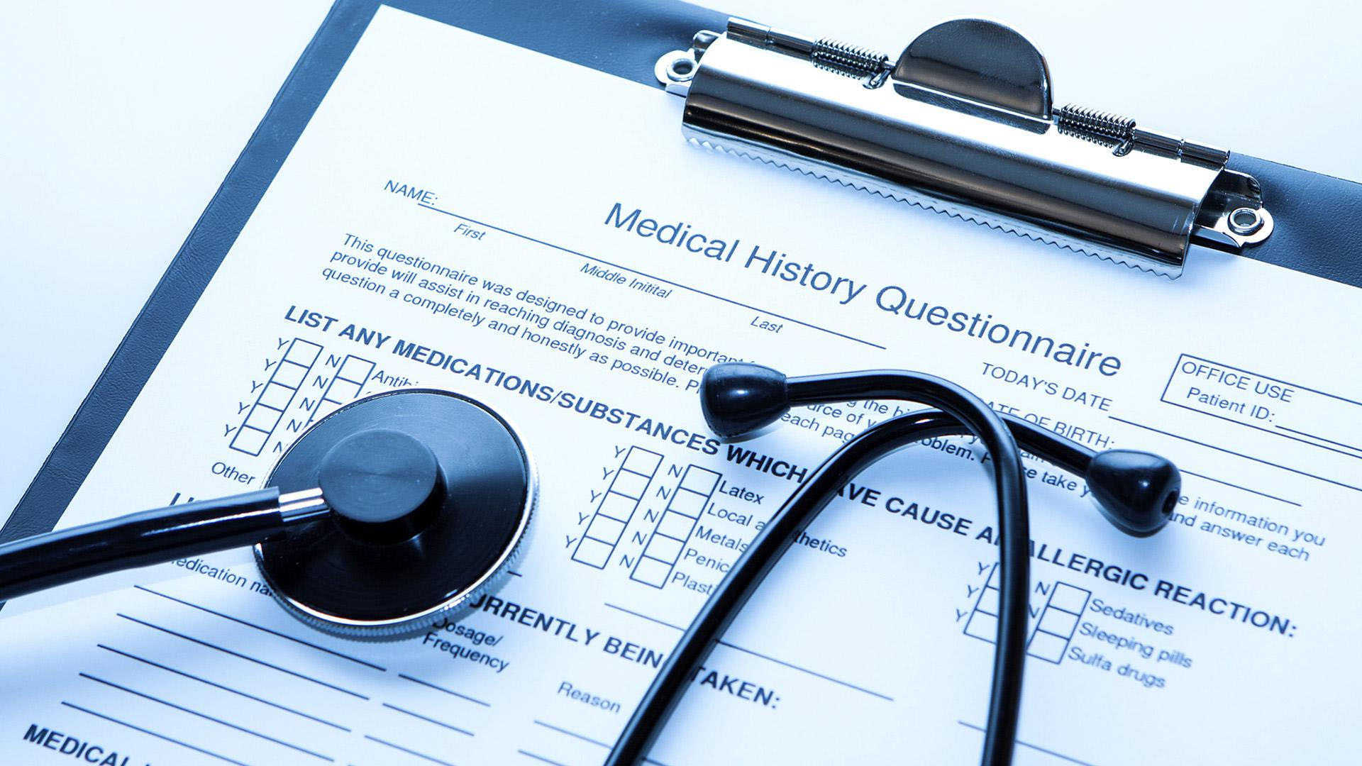 Medical Wallpaper HD History Questionnaire Form HDwallwide