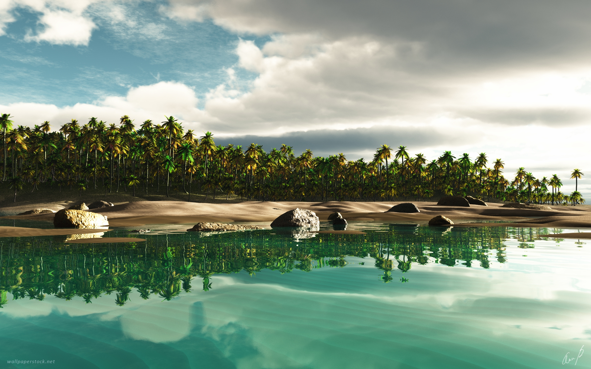 Tropical Island Desktop Pc And Mac Wallpaper