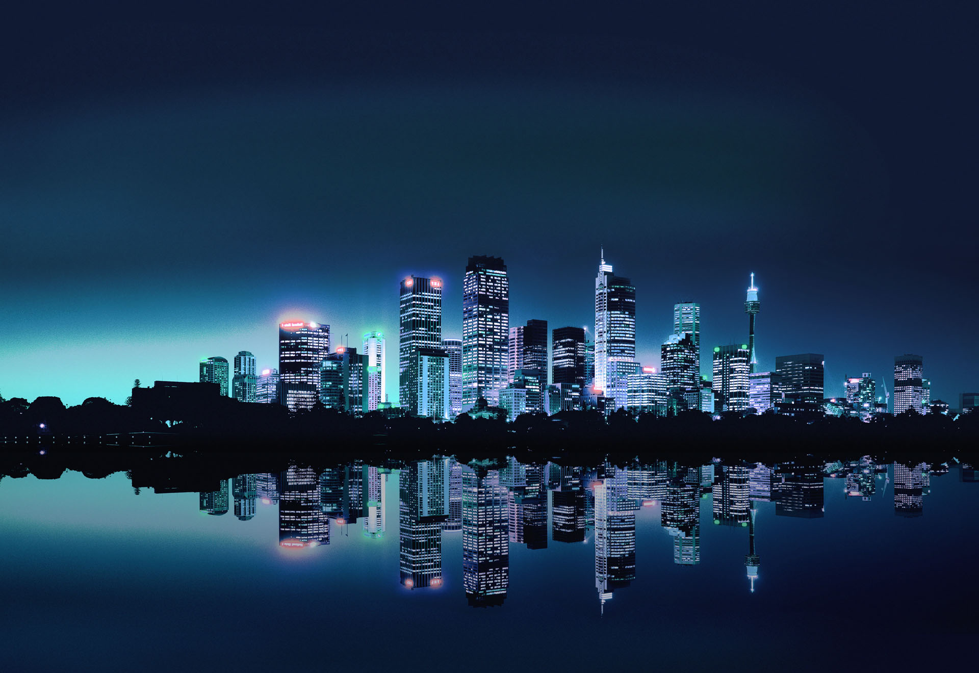 Free download Details about Toronto City Lights Skyline PHOTO WALLPAPER