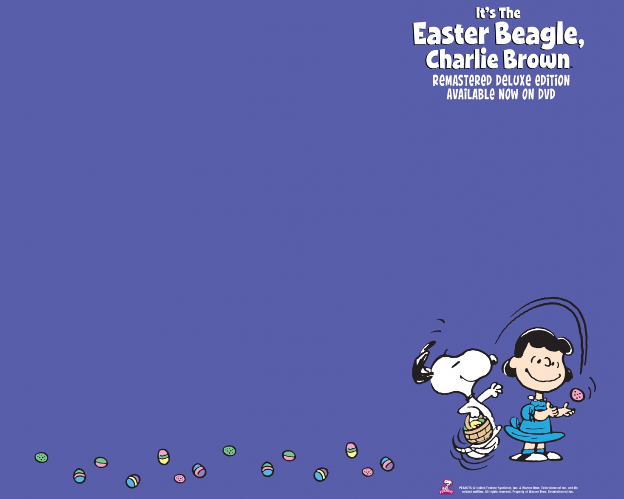 Charlie Brown Easter Desktop