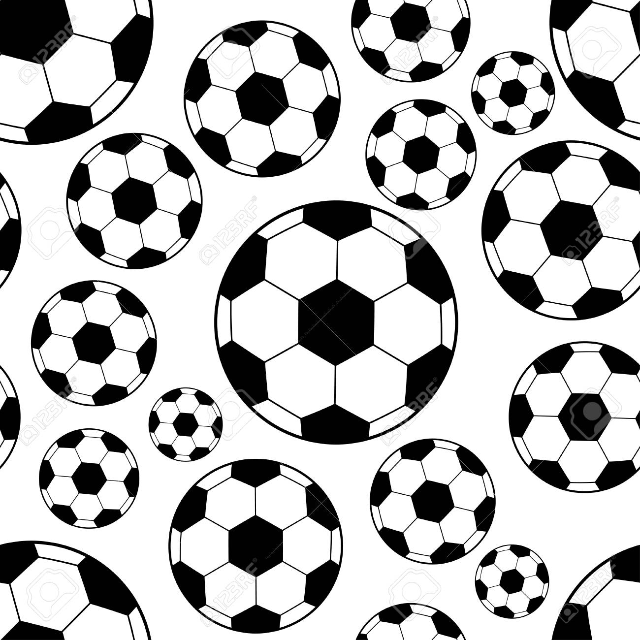 Soccer Ball Pattern Can Be Used For Textile Website Background