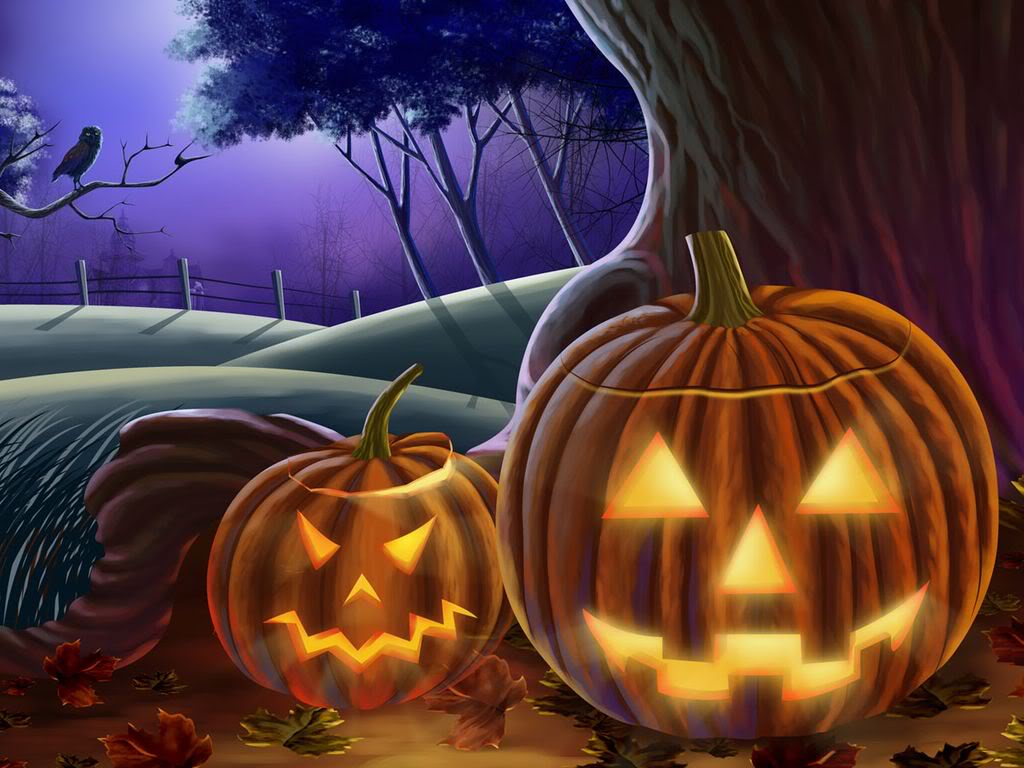 Halloween Wall Papers And Flash Templates