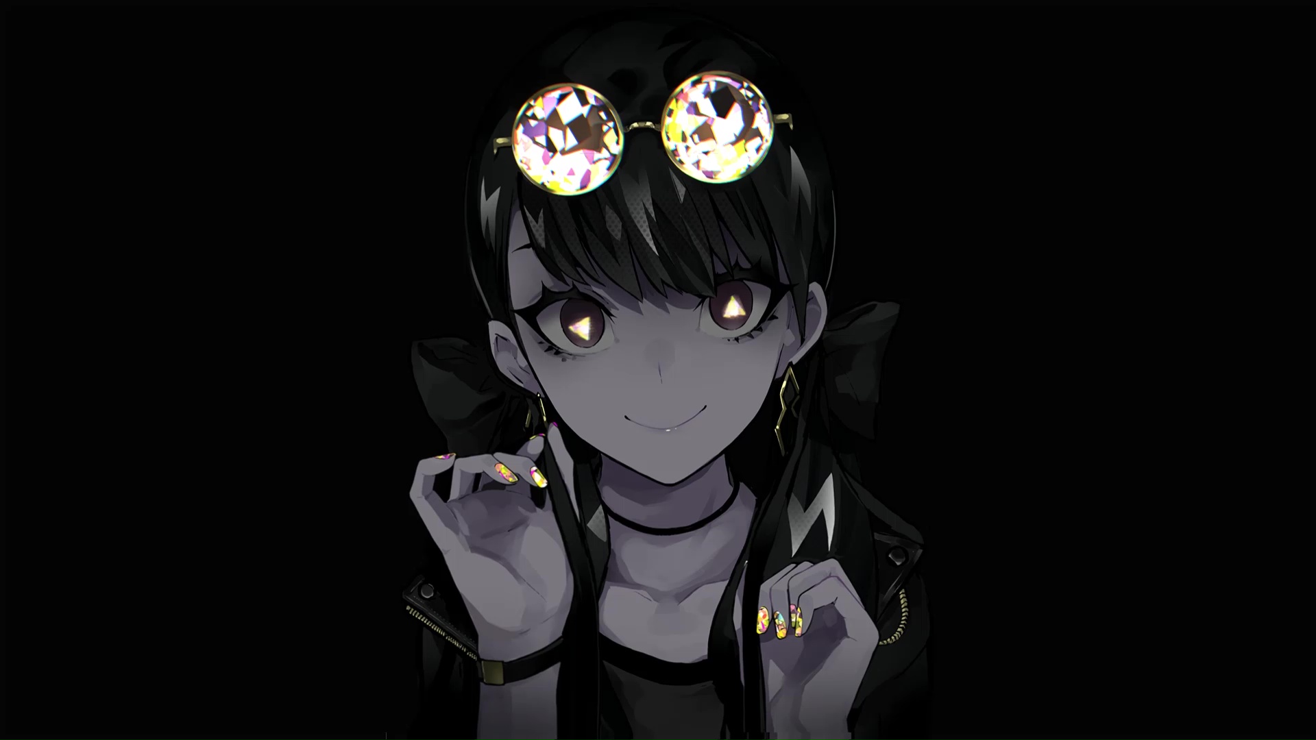 Dark Anime Girl Wallpaper