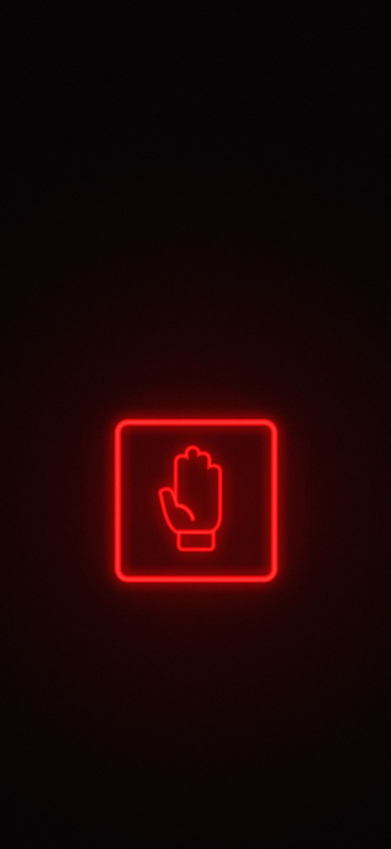 Neon Light Hand Sign Amoled Wallpaper For Google Pixel Traxzee