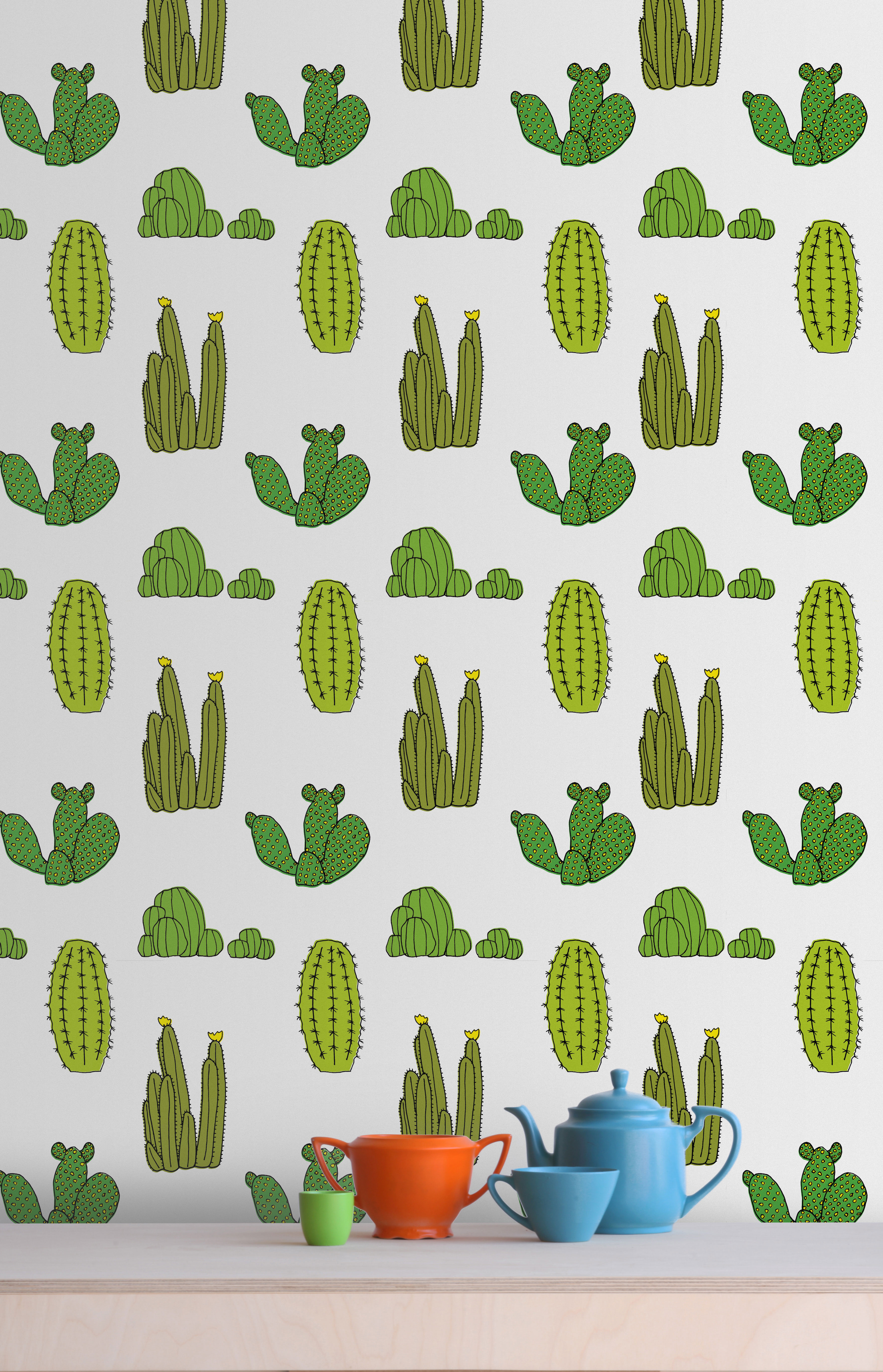 Cactus Wallpaper Monument Interiors
