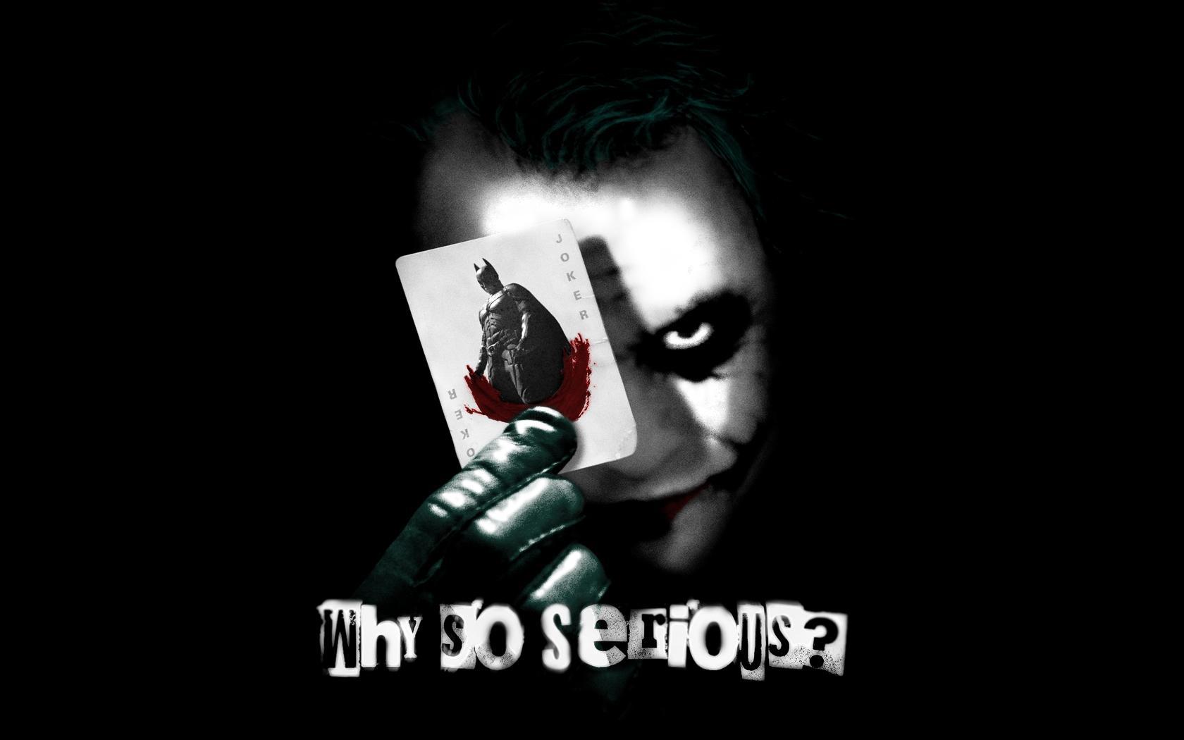Why So Serious Joker Wallpaper Top