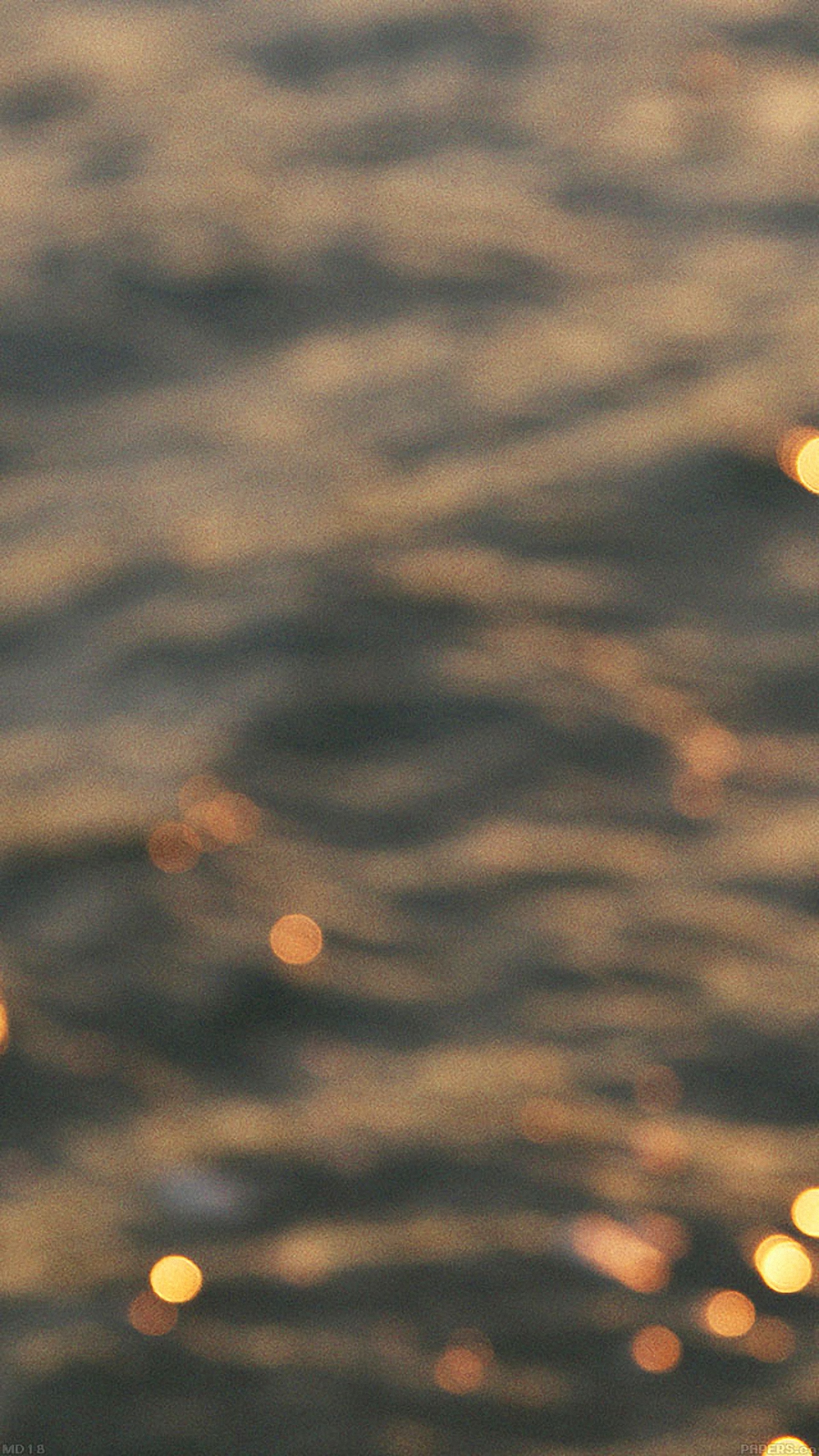 Night Lake Golden Bokeh Blur Wallpaper For Lg Phone