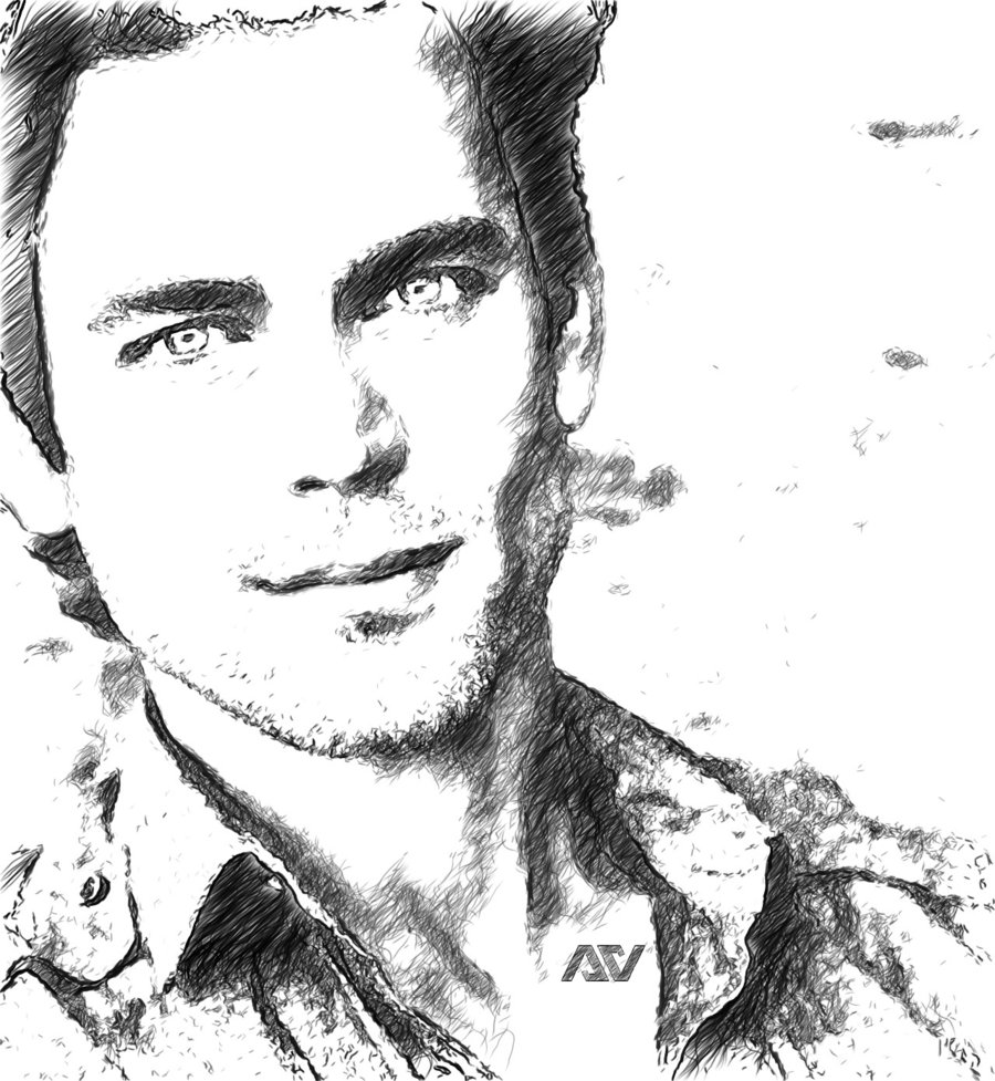 Neal Caffrey By Amnvohra Fan Art Digital Drawings Movies Tv
