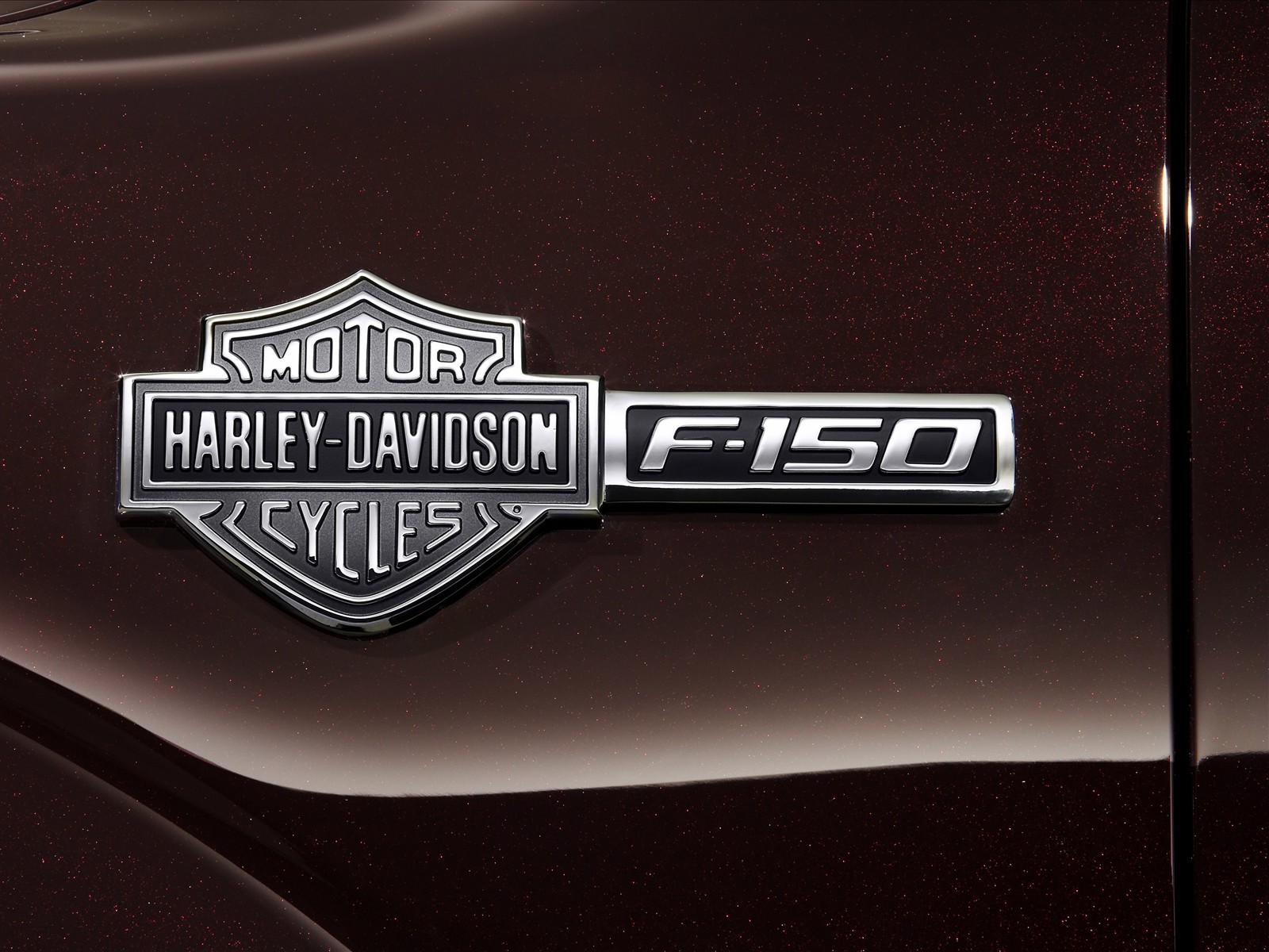 F150 Ford Harley Davidson Logo High Resolution Wallpaper