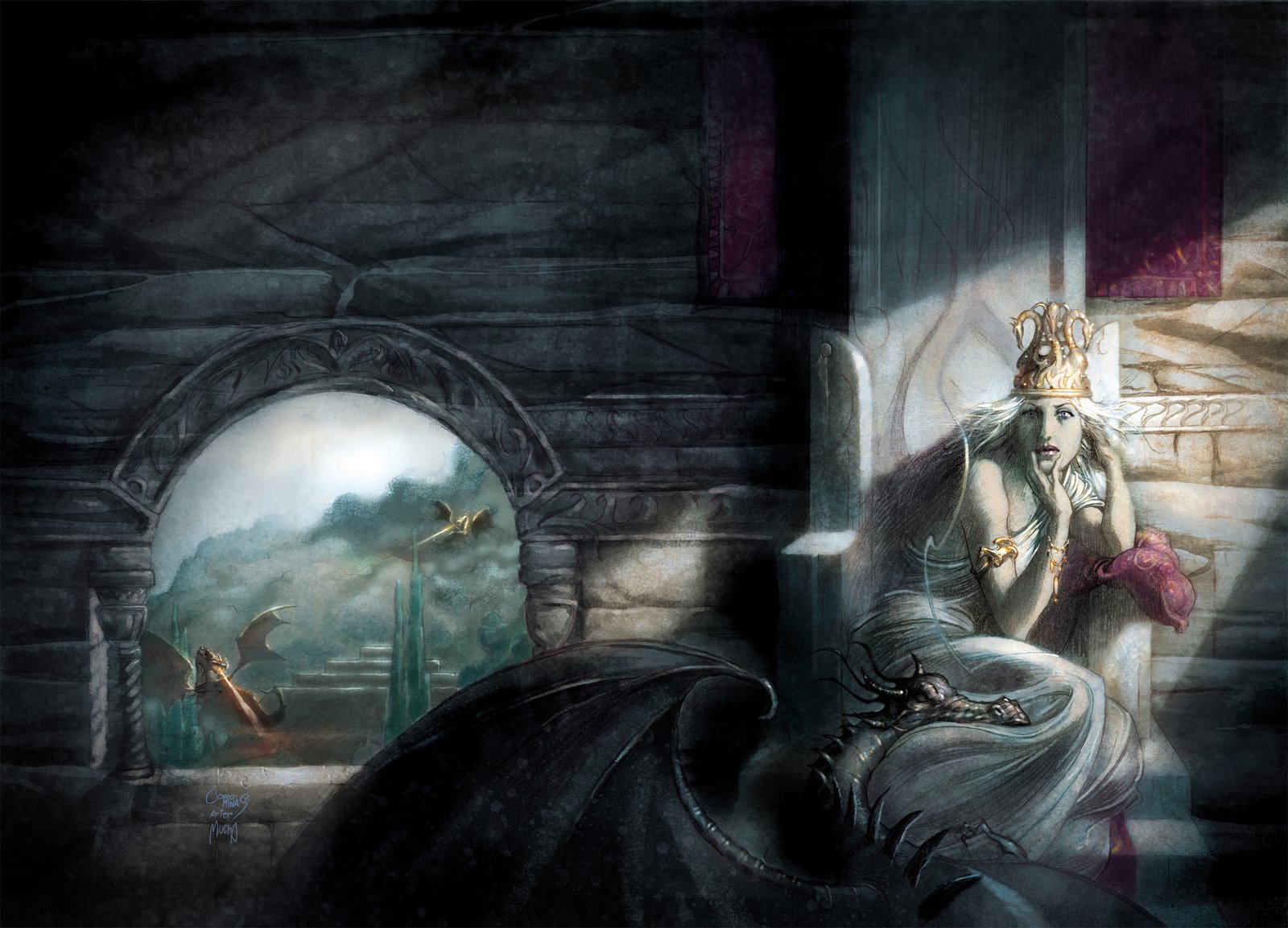 Fantasy A Song Of Ice And Fire Daenerys Targaryen Dragon Wallpaper