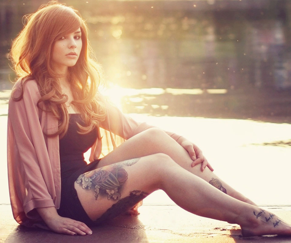cool tattoo girl hd wallpaper wallpapers55com   Best Wallpapers for 960x800