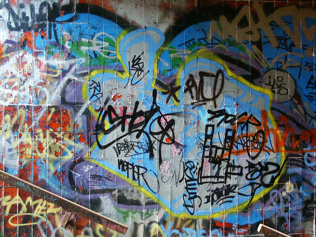 The Graffiti Collage Wallpaper iPhone