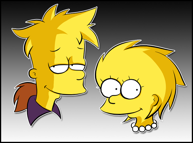 Lisa bart nackt simpsons The Simpsons