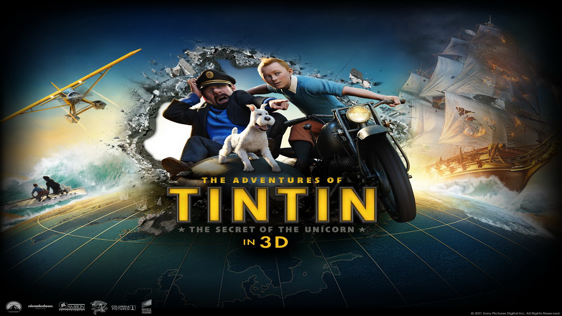 The Adventures Of Tintin Wallpaper HD Movie