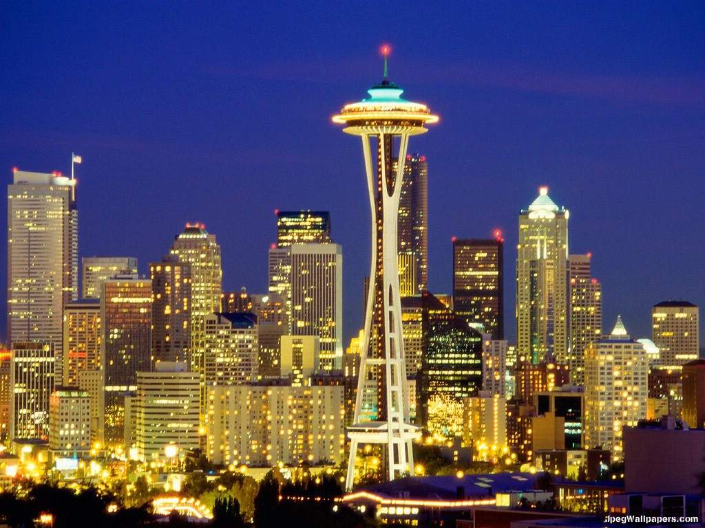 Download Cities wallpaper Seattle Skyline Washington