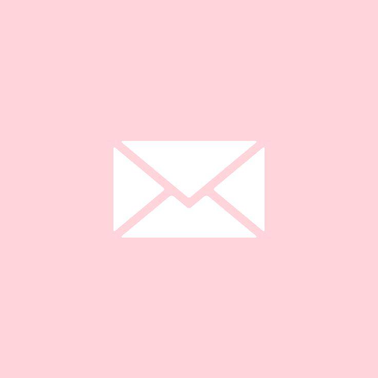 Mail App Icon Pink Wallpaper iPhone Photo