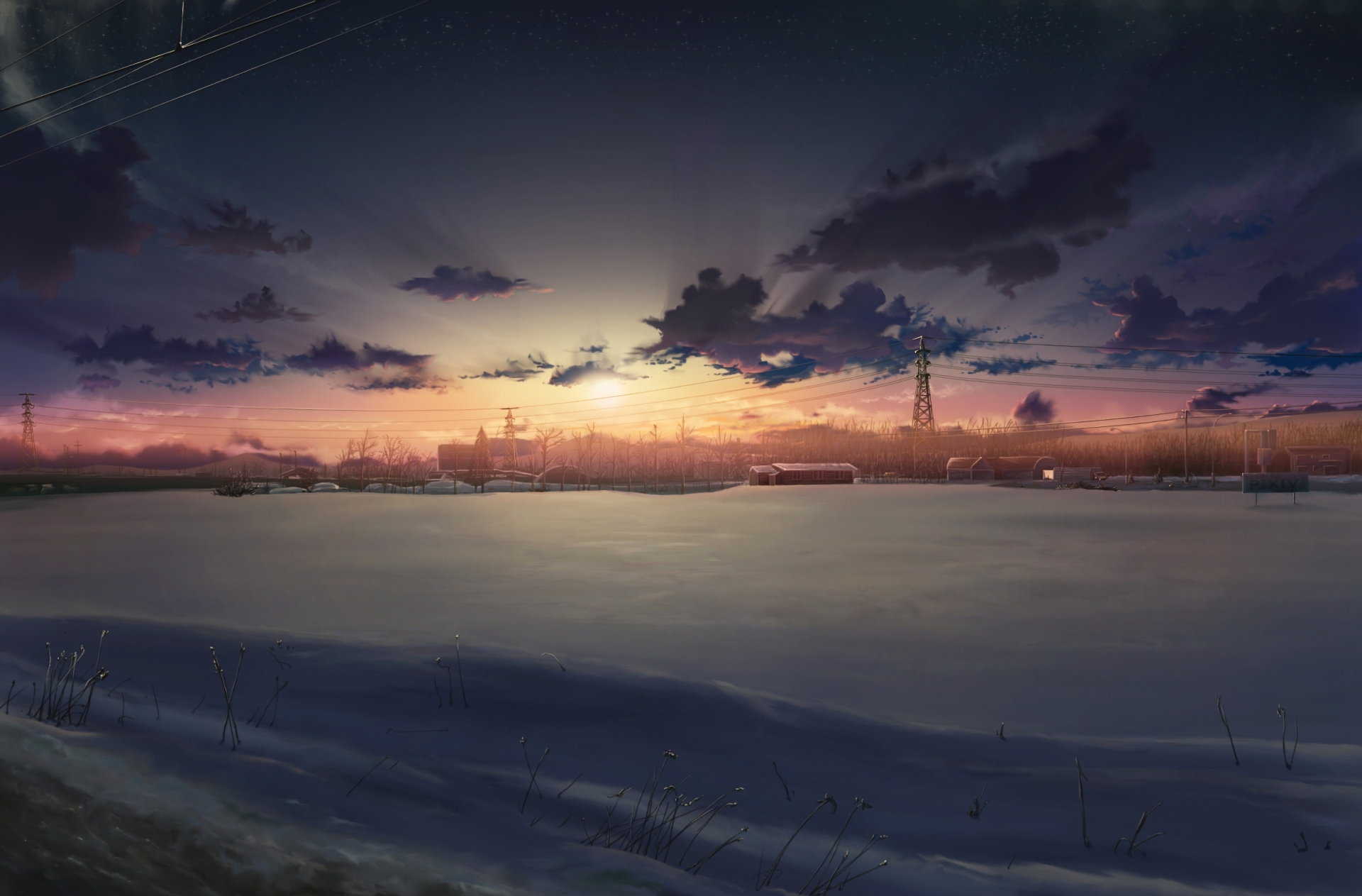 Anime Winter HD Wallpaper By